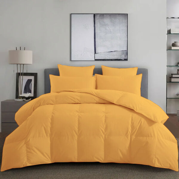 Golden Comforter Bed