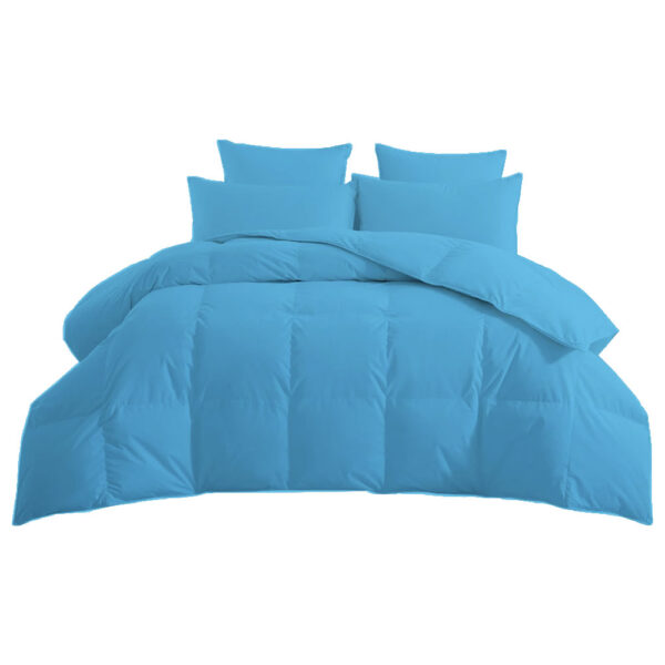 Sky Blue Comforter No Bkg